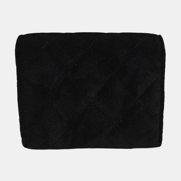 Velvet Card Holder Black