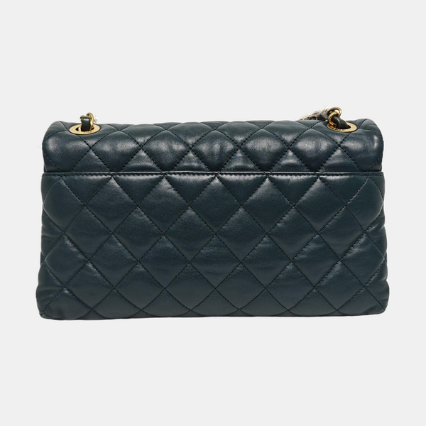 Quilted Calfskin Blue