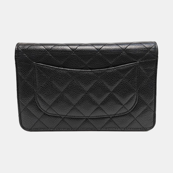 WOC Quilted Calfskin Black