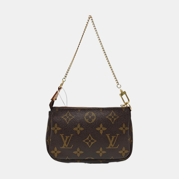 ACCESSOIRES Mini Monogram Coated Canvas Brown