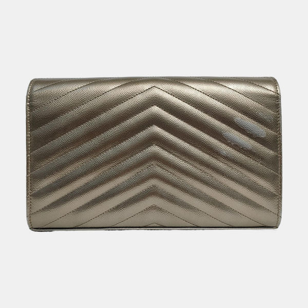 MONOGRAM Medium Chevron Calfskin Beige