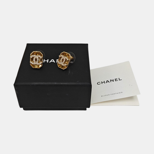 Metal Gold Stud Earrings