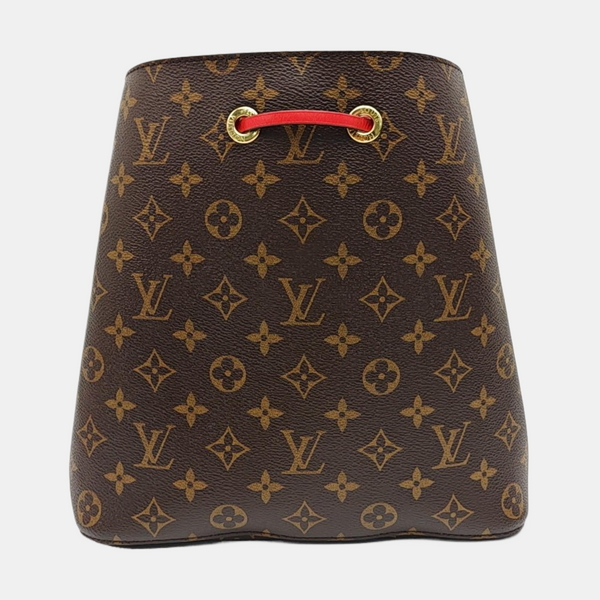 NÉONOÉ MM Monogram Coated Canvas Brown