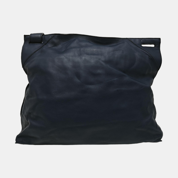 Calfskin Shoulder Bag Blue