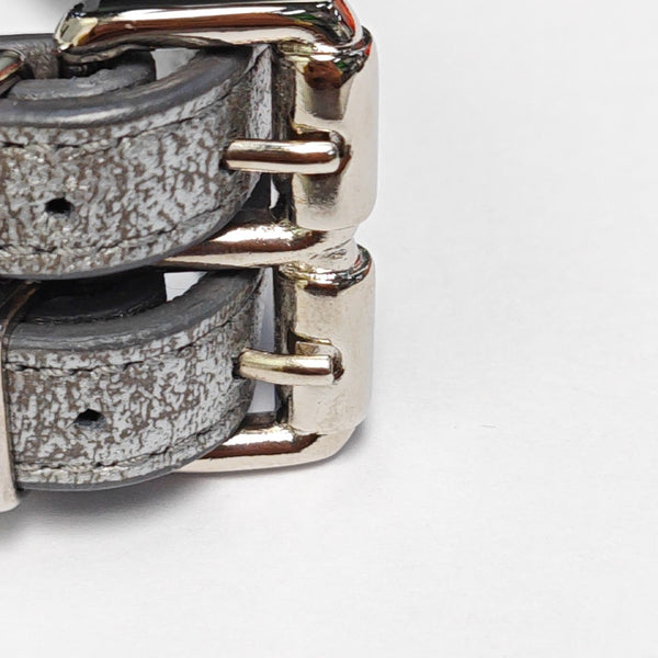 Leather Gray Bracelet