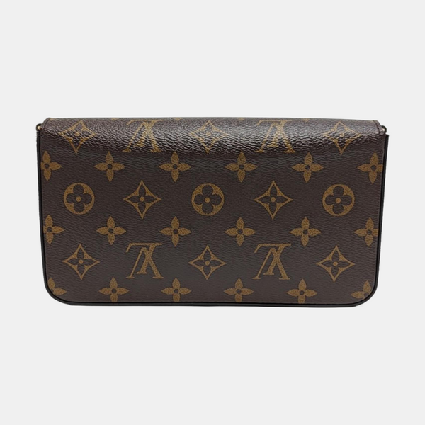 FÉLICIE Monogram Lona Revestida Marrón