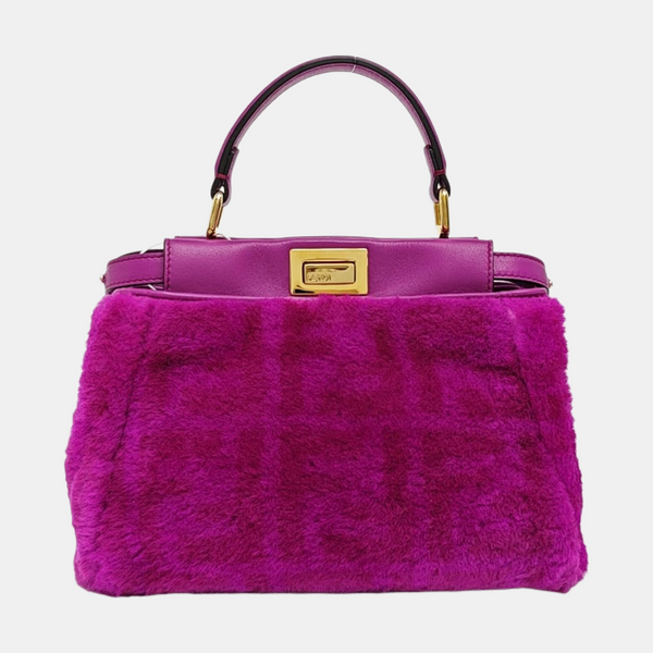 Peekaboo Mini Sheepskin Purple