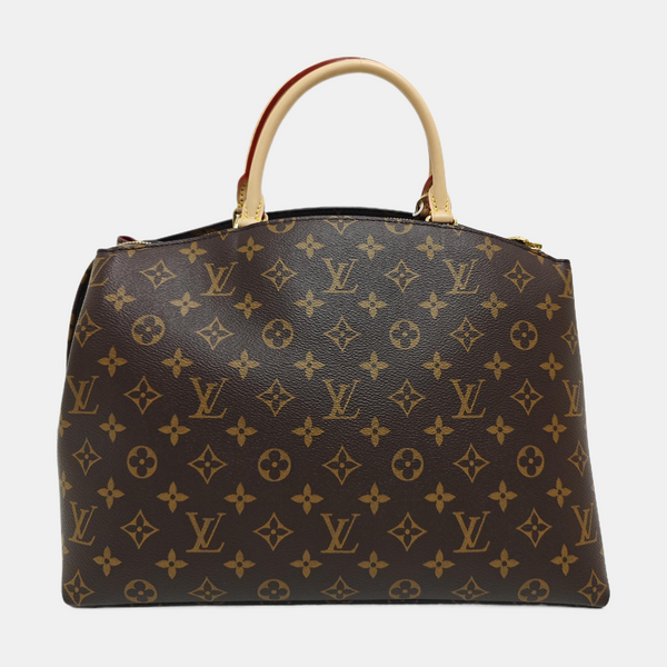 GRAND SAC Monogram Coated Canvas Brown