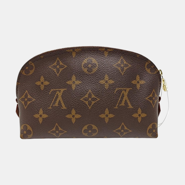 COSMETIC PM Monogram Coated Canvas Brown
