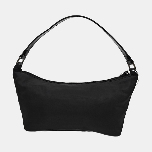 Nylon Shoulder Bag Black