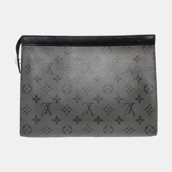 Pochette Voyag MM Monogram Coated Canvas Gray