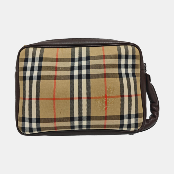 Canvas Clutch Beige