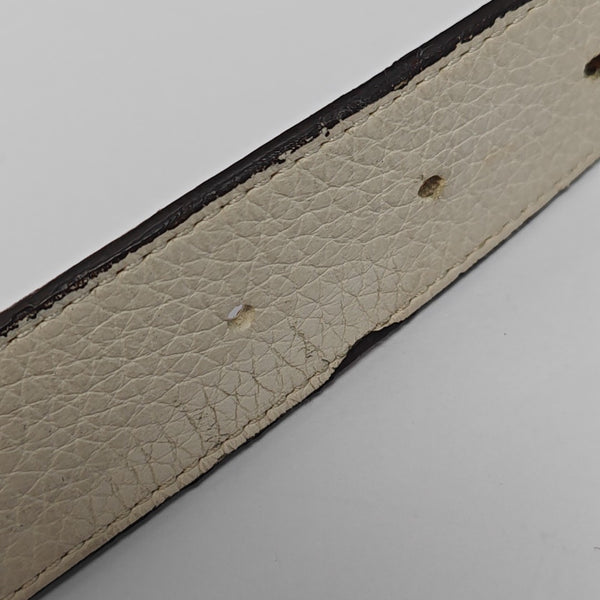 Leather Belt Red