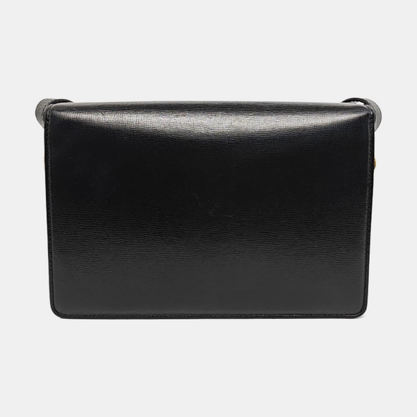 GG Ring Small Calfskin Black
