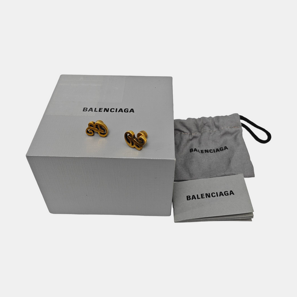 Metal Gold Stud Earrings