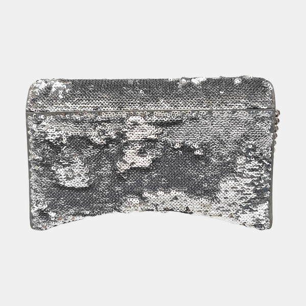 Hourglass Small Sequins Silver