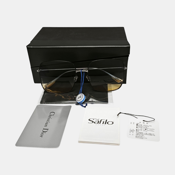 Gafas de sol metálicas azules