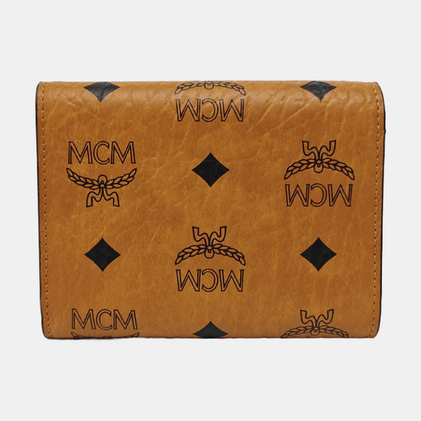 Monogram Coated Canvas Wallet Brown