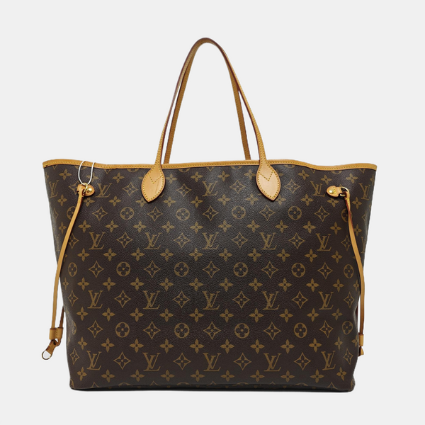 NEVERFULL Lona Revestida Monogram Marrón
