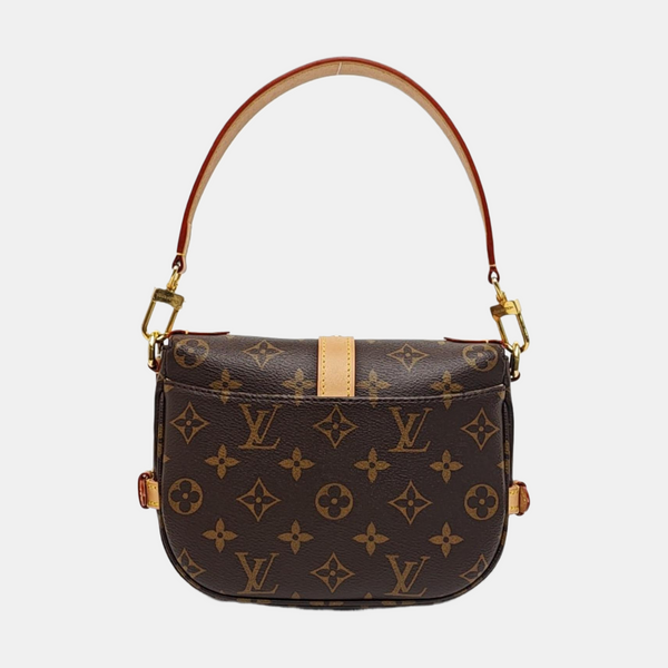 SAUMUR BB Monogram Coated Canvas Brown