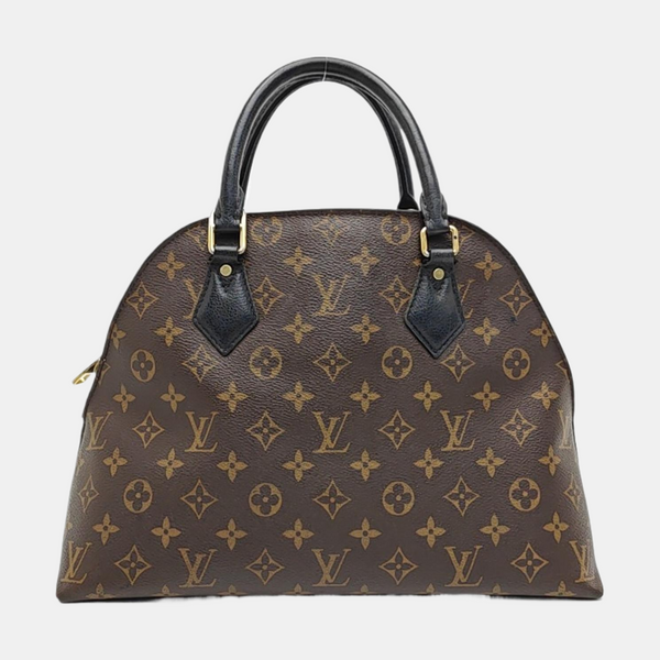 ALMA BNB MM Monogram Coated Canvas Brown