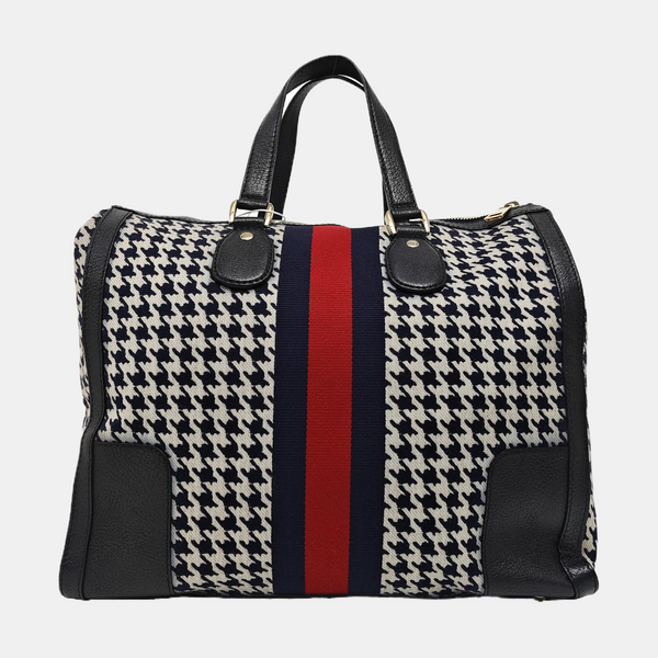 Fabric Top Handle Bag Multicolor