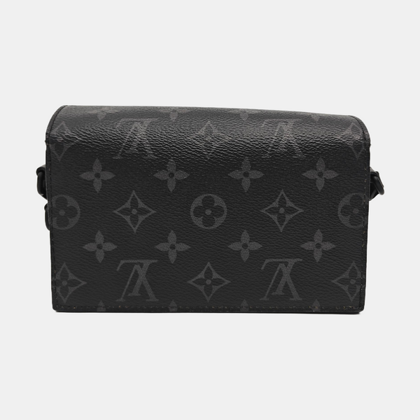 STEAMER Mini Monogram Coated Canvas Black