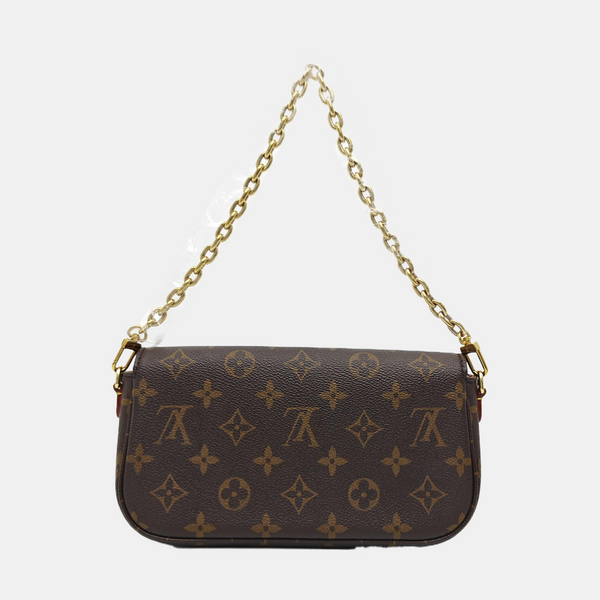 IVY Monogram Coated Canvas Brown