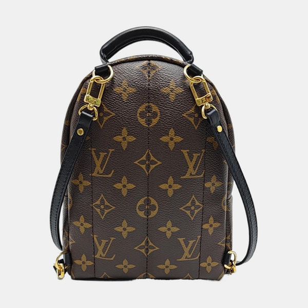PALM SPRINGS Mini Monogram Coated Canvas Brown