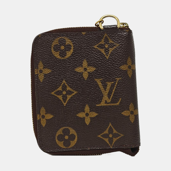 ZIPPY Monogram Coated Canvas Brown Card Holder