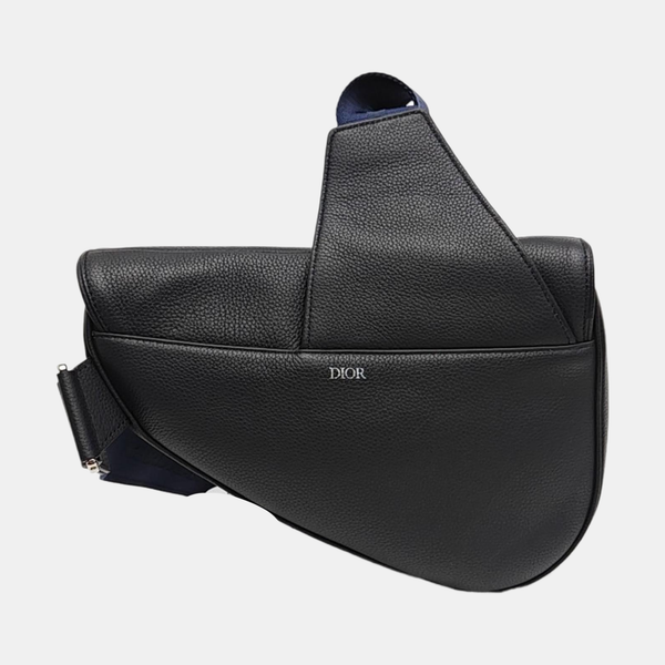 Saddle Medium Calfskin Blue