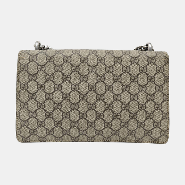 Dionysus Small Monogram Coated Canvas Black