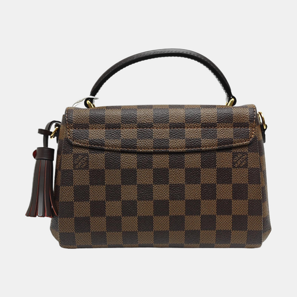 CROISETTE Damier Ebene Coated Canvas Brown