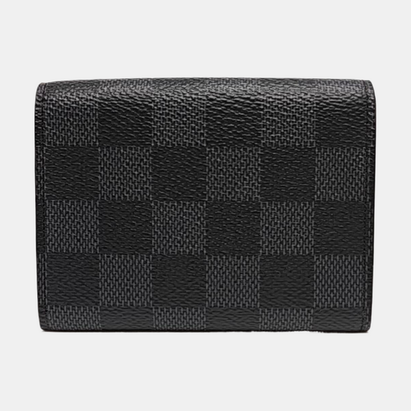 ENVELOPPE Damier Graphite Coated Canvas Gray Card Holder