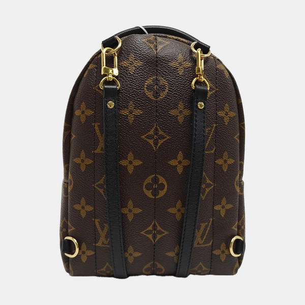 PALM SPRINGS Mini Monogram Coated Canvas Brown