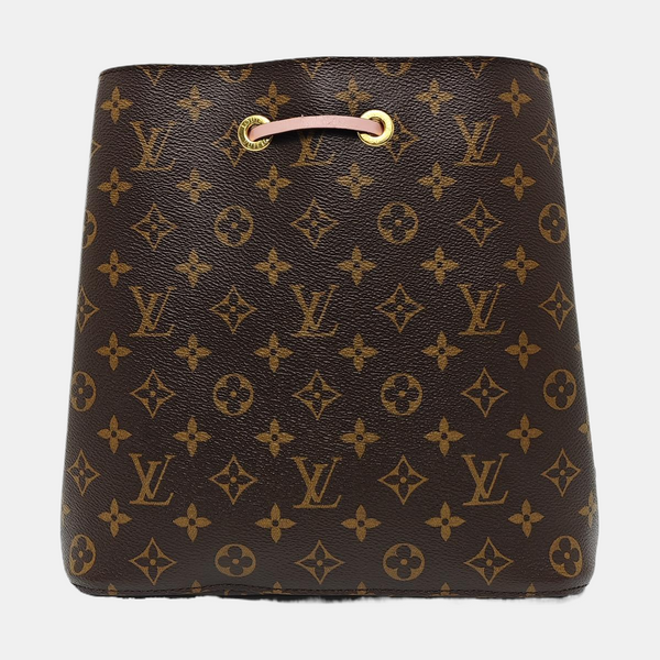 NÉONOÉ MM Monogram Coated Canvas Brown