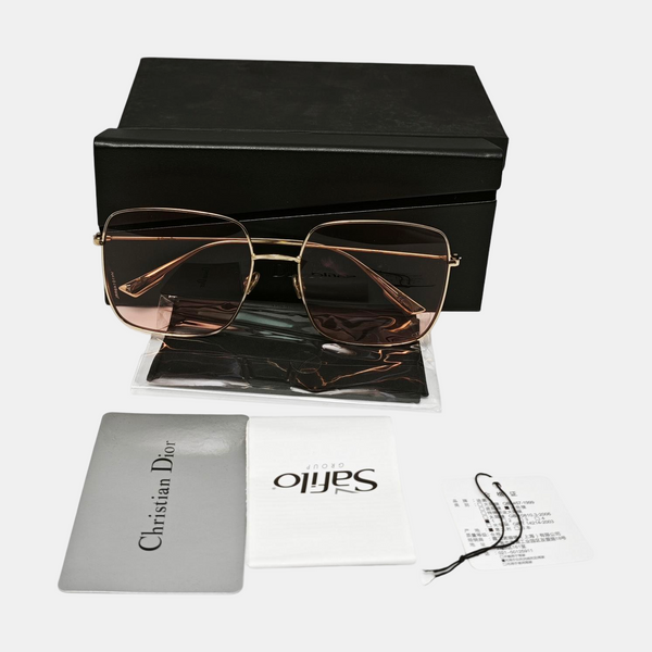 Metal Sunglasses Red