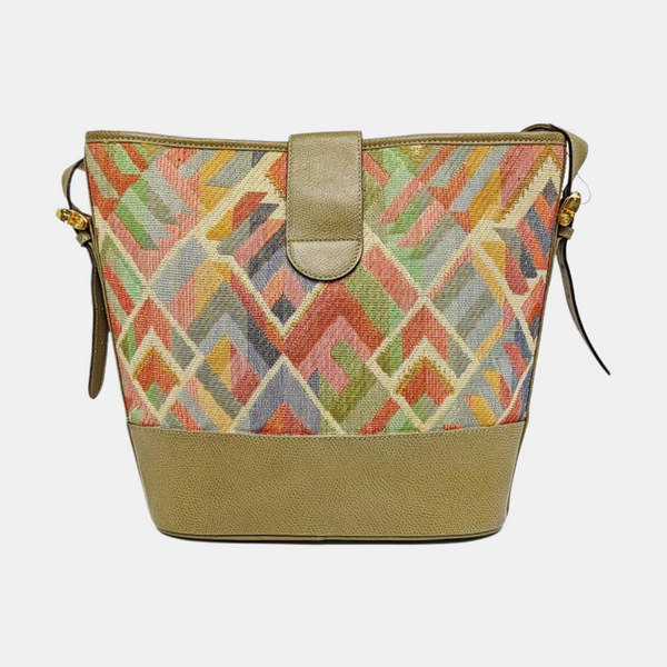 Fabric Shoulder Bag Multicolor