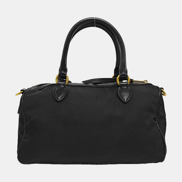 Nylon Shoulder Bag Black