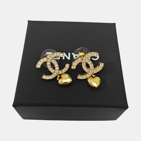 Metal Gold Stud Earrings