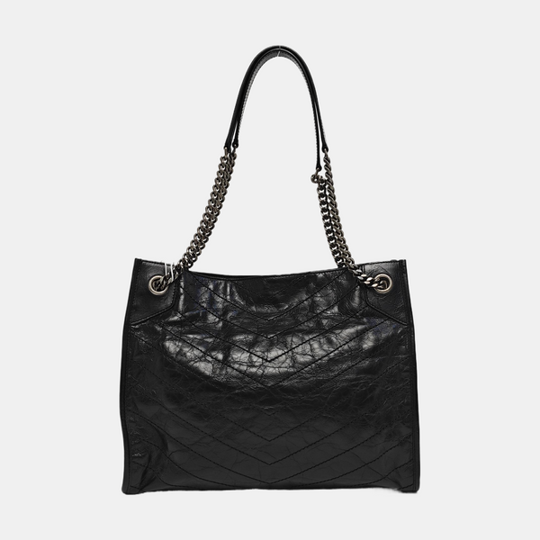 NIKI Medium Quilted Calfskin Black