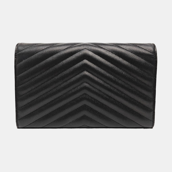 MONOGRAM Medium Chevron Calfskin Black
