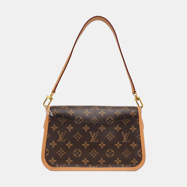 DIANE Monogram Coated Canvas Brown