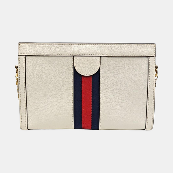 Ophidia Small Calfskin White