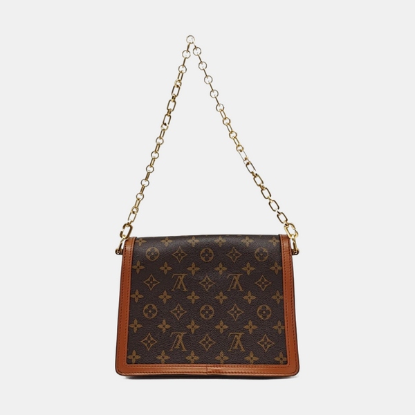 DAUPHINE MM Monogram Coated Canvas Brown