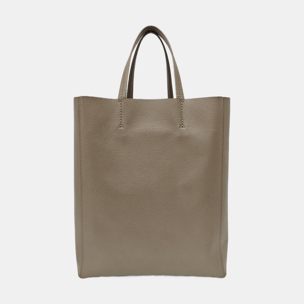 VERTICAL CABAS Mini Calfskin Gray