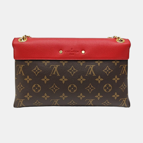 PALLAS BB Monogram Coated Canvas Brown