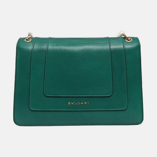 SERPENTI FOREVER Medium Calfskin Green