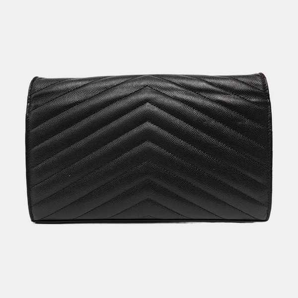 MONOGRAM Medium Chevron Calfskin Black