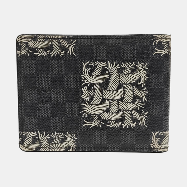 Damier Graphite Coated Canvas Wallet Gray